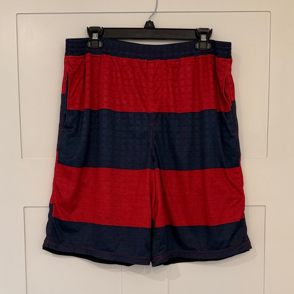 FREE w/ PURCHASE - Striped Red and Navy Athletic Shorts‎